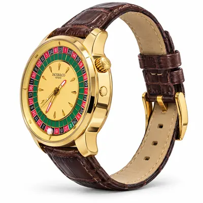 RELÓGIO JACOB & CO. ROLETA GOLD ( RÉPLICA PRIMEIRA LINHA )