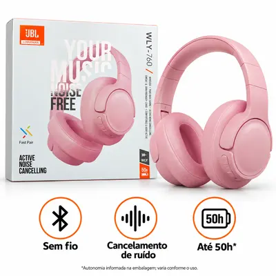 FONE DE OUVIDO HEADPHONE WLY-760 — ROSA