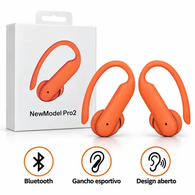 FONE DE OUVIDO NEWMODEL PRO2 — LARANJA